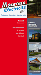 Mobile Screenshot of maurouxelectricite.ch